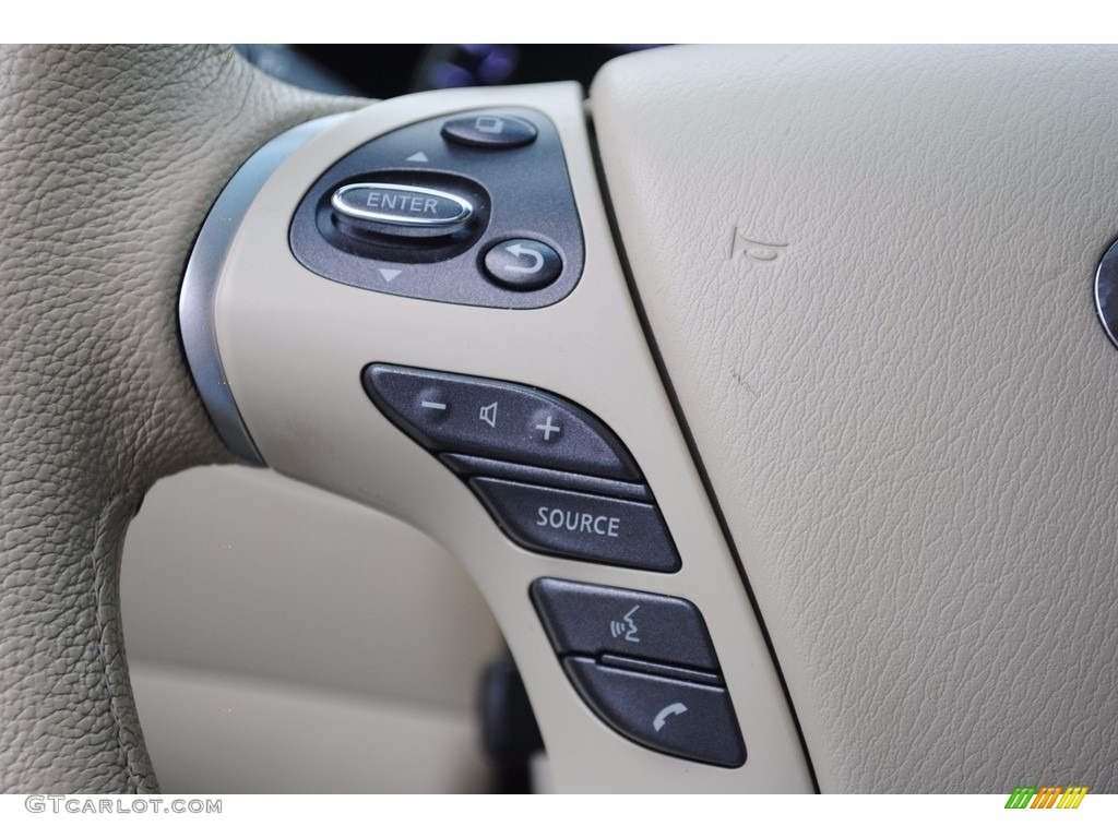 2013 JX 35 AWD - Moonlight White / Wheat photo #14