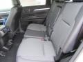2016 Toyota Highlander Black Interior Rear Seat Photo