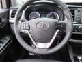 2016 Toyota Highlander Black Interior Steering Wheel Photo