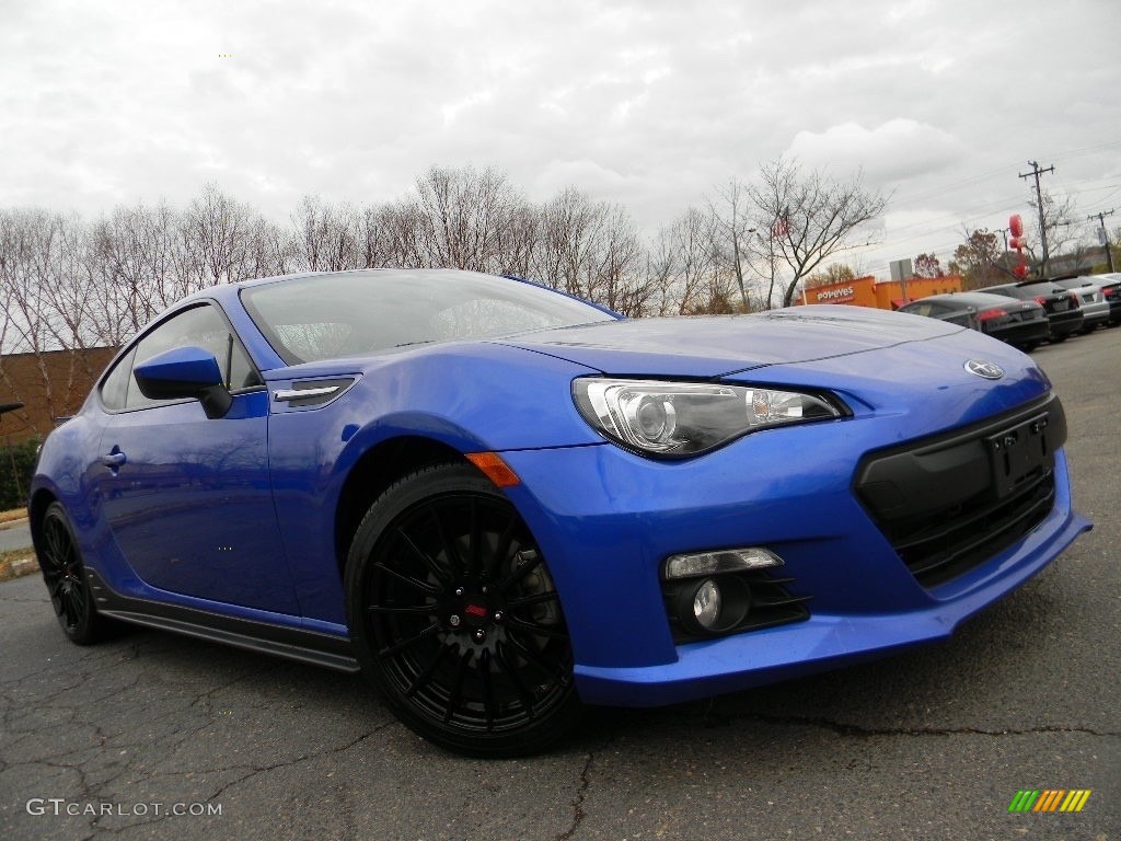 2015 BRZ Series.Blue Special Edition - WR Blue Pearl / Black photo #2