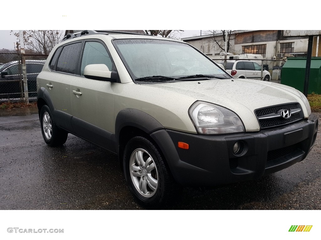 2008 Tucson SE 4WD - Platinum Silver / Beige photo #1