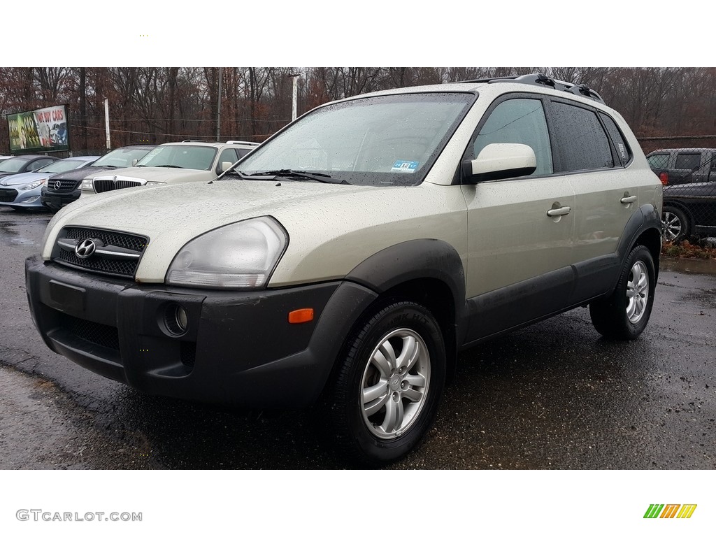 2008 Tucson SE 4WD - Platinum Silver / Beige photo #3