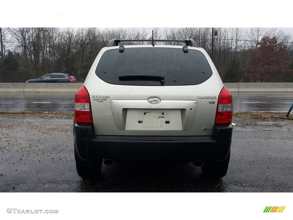 2008 Tucson SE 4WD - Platinum Silver / Beige photo #6
