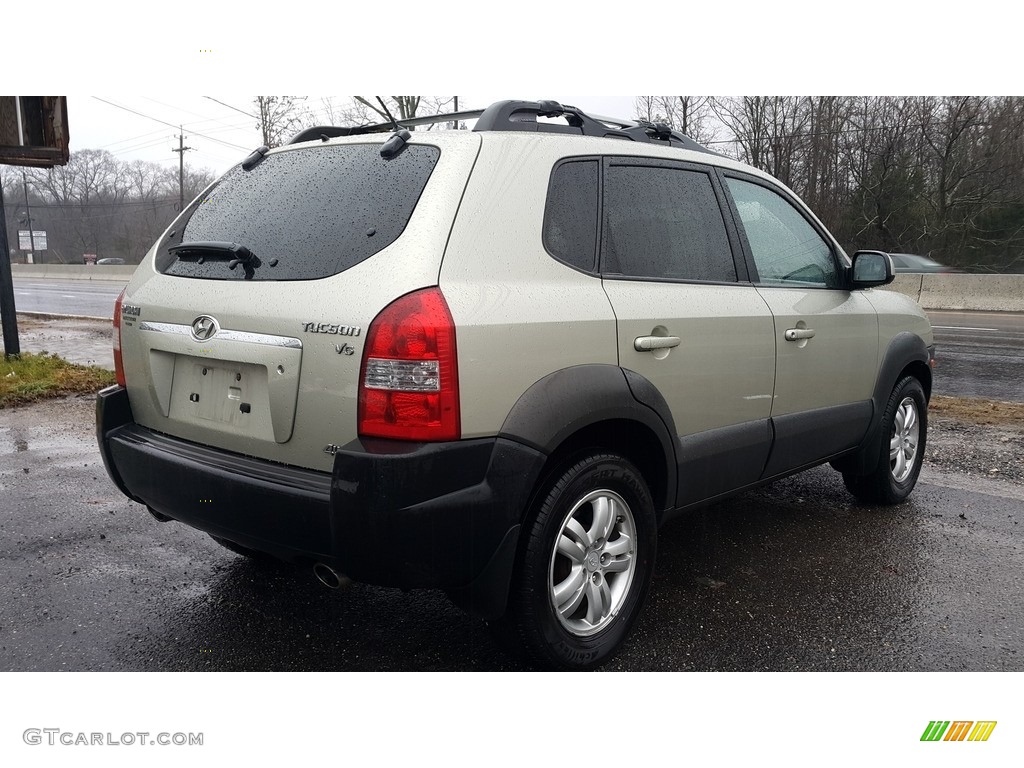 2008 Tucson SE 4WD - Platinum Silver / Beige photo #7