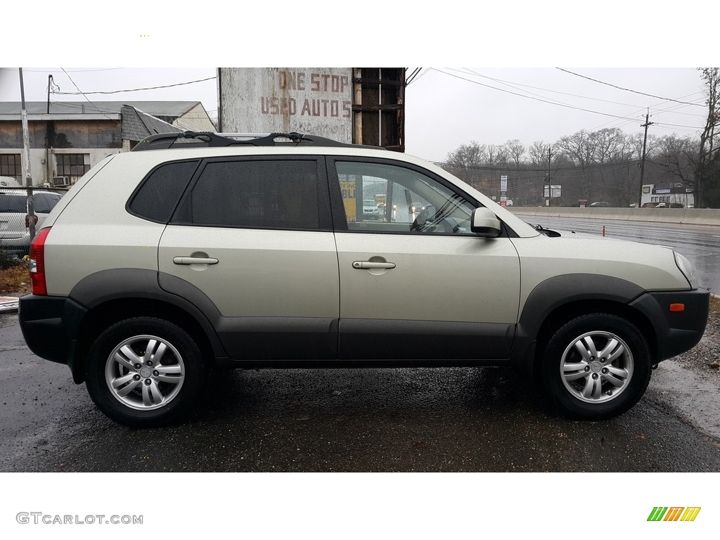 2008 Tucson SE 4WD - Platinum Silver / Beige photo #8