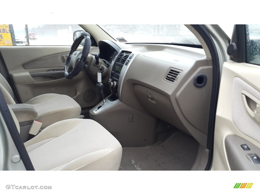 2008 Tucson SE 4WD - Platinum Silver / Beige photo #12
