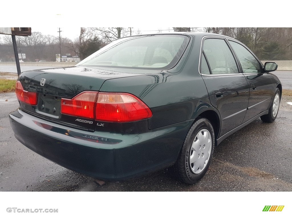 2000 Accord LX Sedan - Dark Emerald Pearl / Ivory photo #7