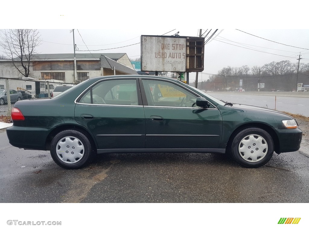 2000 Accord LX Sedan - Dark Emerald Pearl / Ivory photo #8