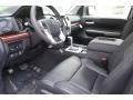 Black 2017 Toyota Tundra Limited CrewMax 4x4 Interior Color