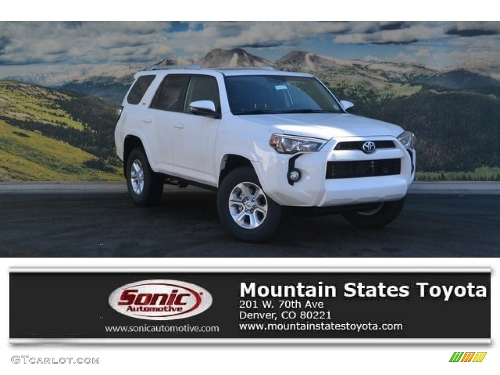 Super White Toyota 4Runner