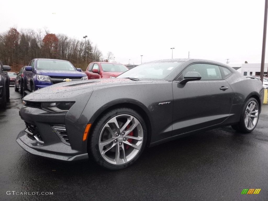 2017 Camaro SS Coupe 50th Anniversary - Nightfall Gray Metallic / 50th Anniversary Jet Black/Dark Gray photo #1