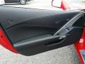 Jet Black 2017 Chevrolet Corvette Stingray Coupe Door Panel