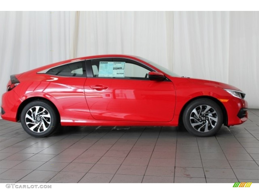 Rallye Red 2017 Honda Civic LX Coupe Exterior Photo #117295119