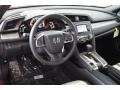 Black/Ivory 2017 Honda Civic LX Coupe Dashboard
