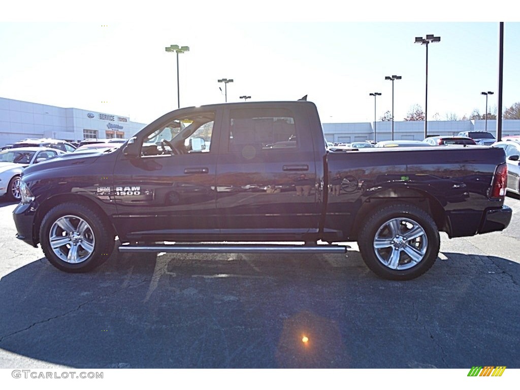 2014 1500 Sport Crew Cab - Blue Streak Pearl Coat / Black photo #6