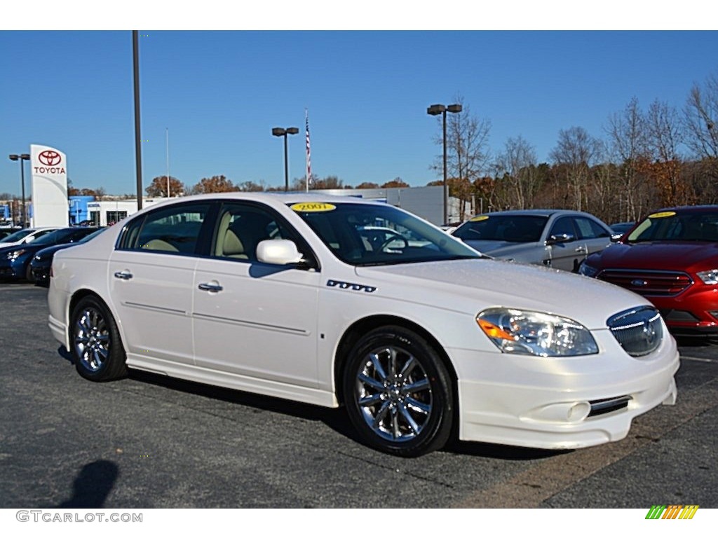 White Diamond Tricoat Buick Lucerne