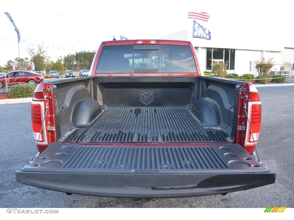 2014 1500 Laramie Crew Cab 4x4 - Deep Cherry Red Crystal Pearl / Canyon Brown/Light Frost Beige photo #5