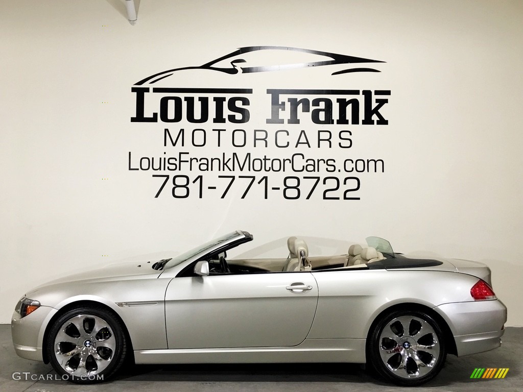 2007 6 Series 650i Convertible - Mineral Silver Metallic / Cream Beige photo #1