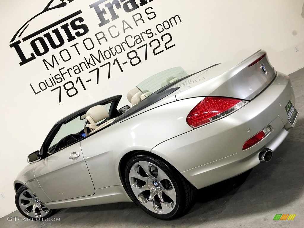 2007 6 Series 650i Convertible - Mineral Silver Metallic / Cream Beige photo #3