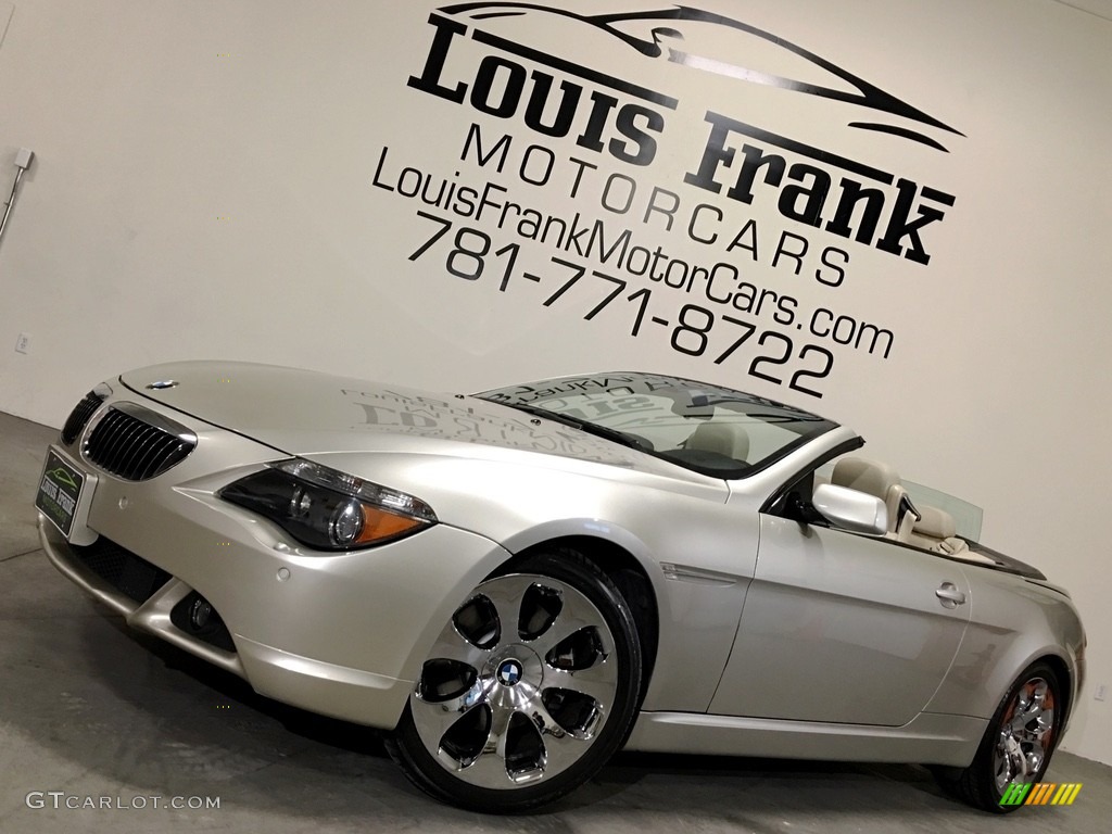 2007 6 Series 650i Convertible - Mineral Silver Metallic / Cream Beige photo #4