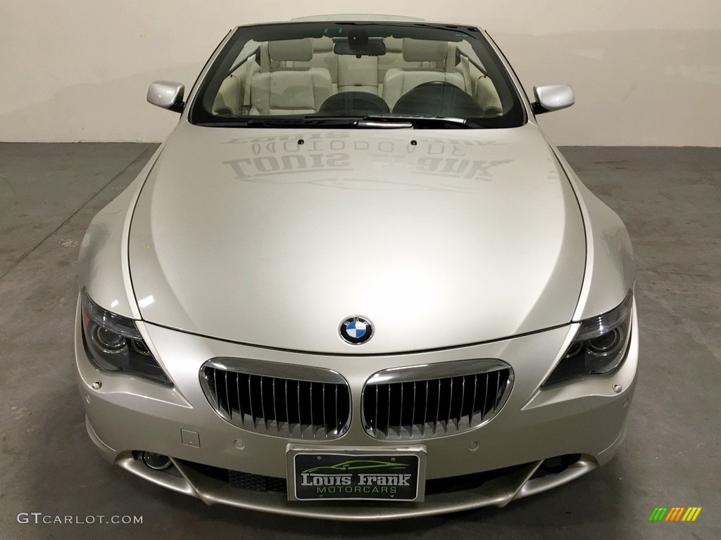2007 6 Series 650i Convertible - Mineral Silver Metallic / Cream Beige photo #7