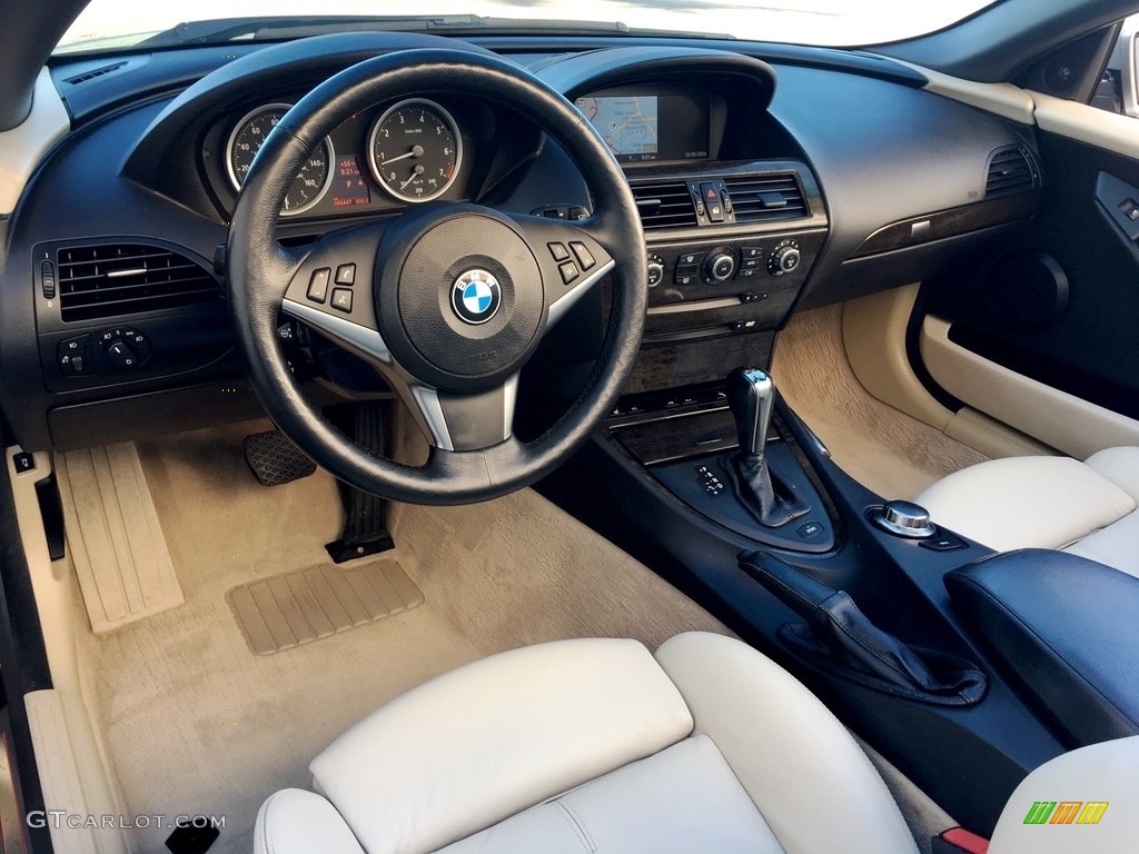 2007 6 Series 650i Convertible - Mineral Silver Metallic / Cream Beige photo #9