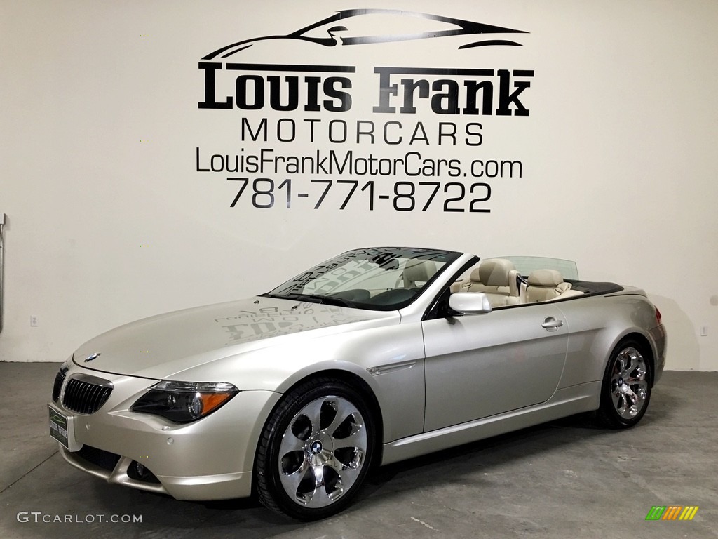 2007 6 Series 650i Convertible - Mineral Silver Metallic / Cream Beige photo #16