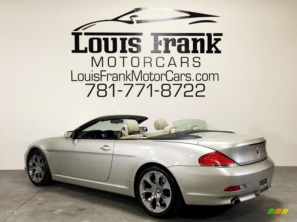 2007 6 Series 650i Convertible - Mineral Silver Metallic / Cream Beige photo #18