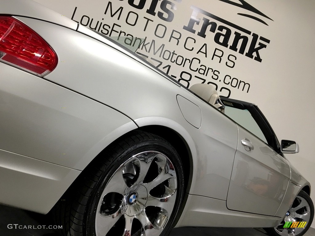 2007 6 Series 650i Convertible - Mineral Silver Metallic / Cream Beige photo #21