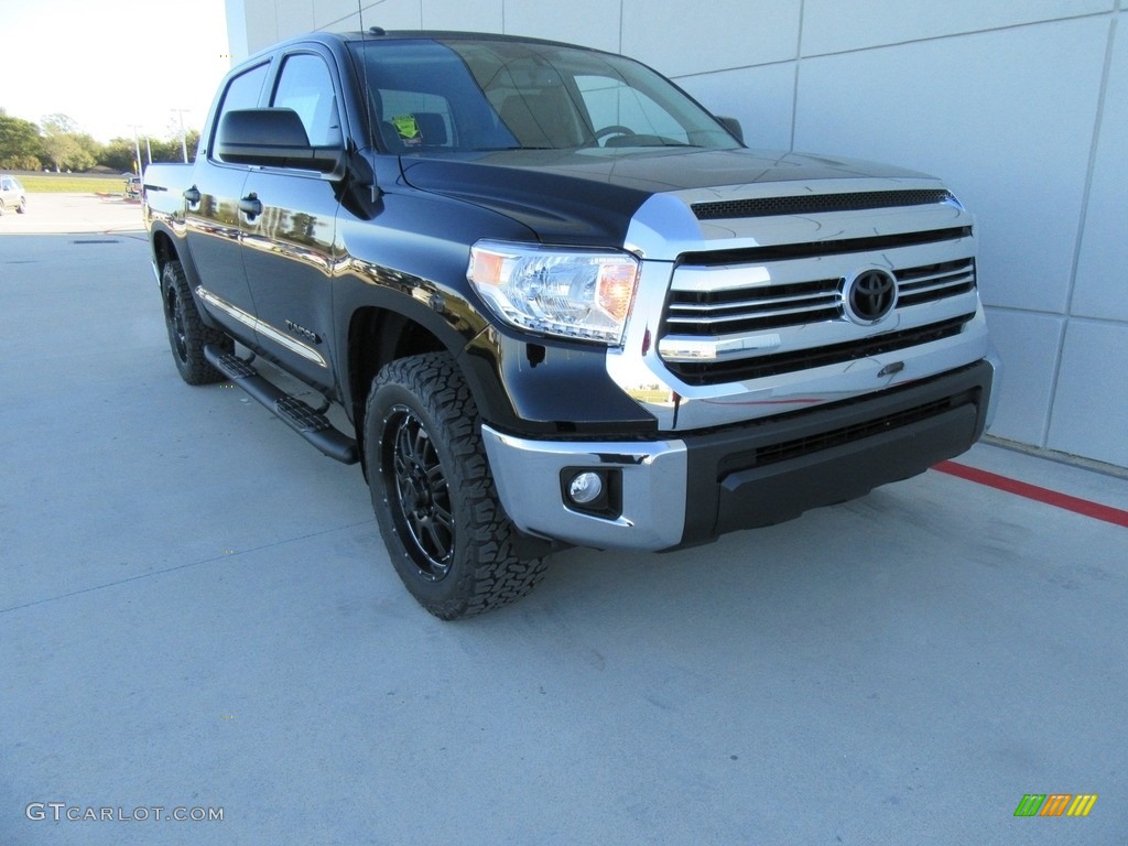 Black 2017 Toyota Tundra SR5 TSS Off-Road CrewMax Exterior Photo #117297087