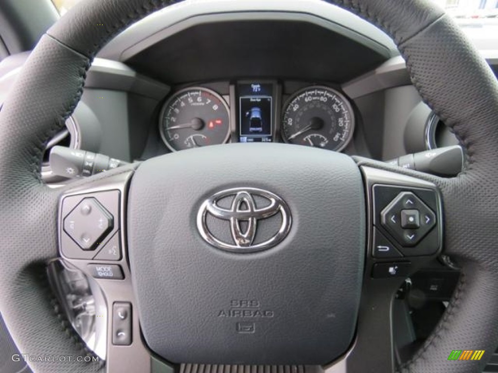 2017 Toyota Tacoma TRD Sport Double Cab 4x4 TRD Graphite Steering Wheel Photo #117297162