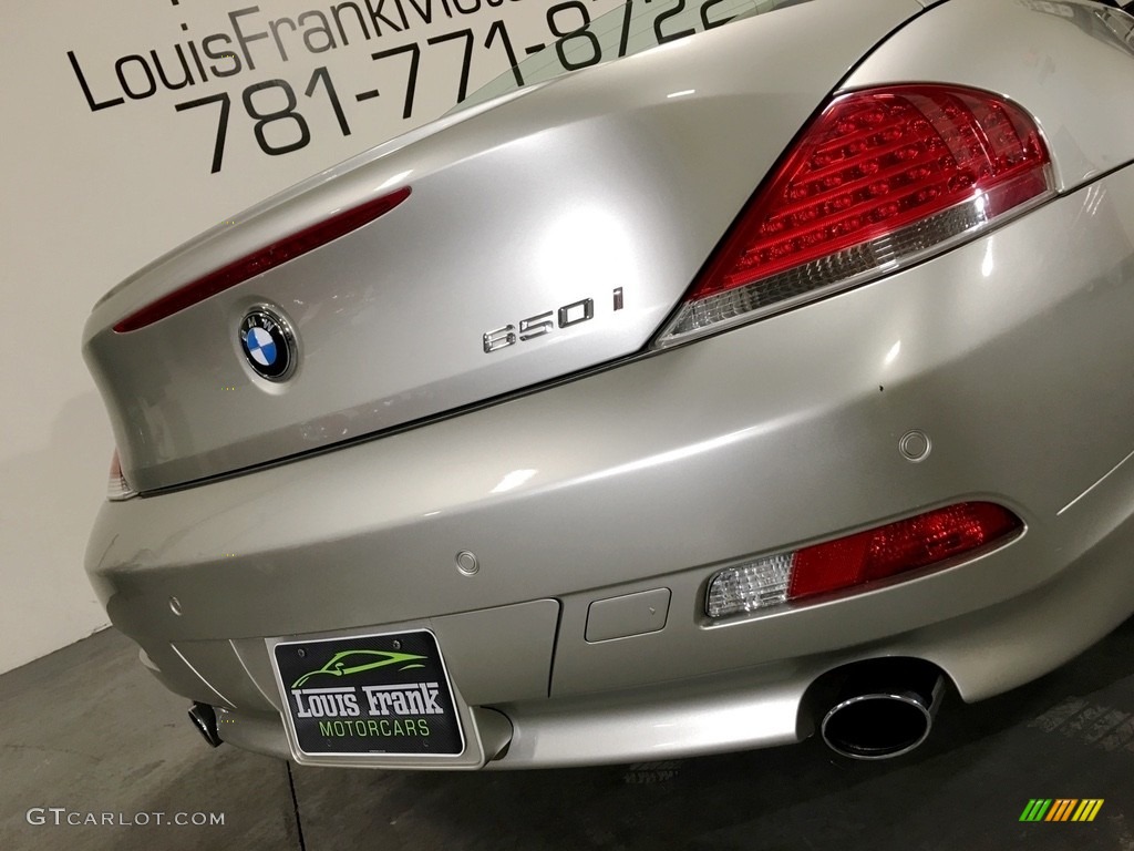2007 6 Series 650i Convertible - Mineral Silver Metallic / Cream Beige photo #27
