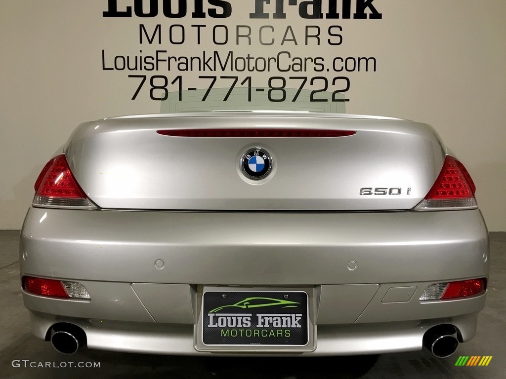 2007 6 Series 650i Convertible - Mineral Silver Metallic / Cream Beige photo #28