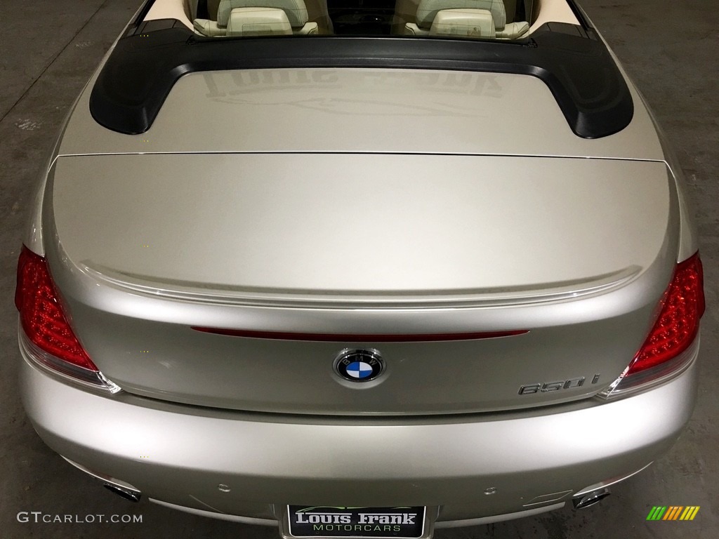 2007 6 Series 650i Convertible - Mineral Silver Metallic / Cream Beige photo #40