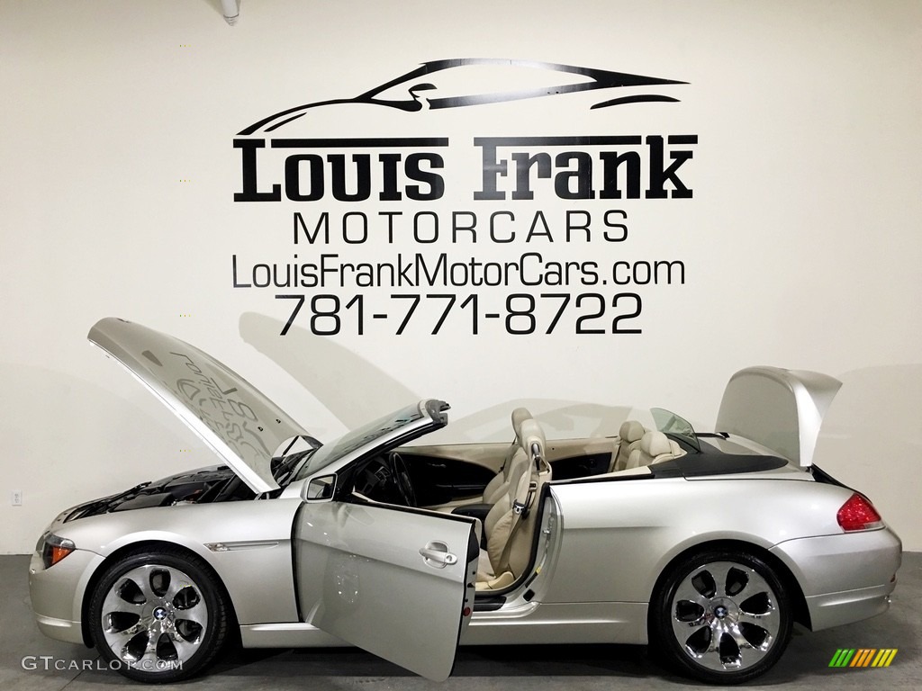 2007 6 Series 650i Convertible - Mineral Silver Metallic / Cream Beige photo #42