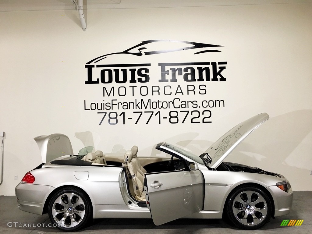 2007 6 Series 650i Convertible - Mineral Silver Metallic / Cream Beige photo #43