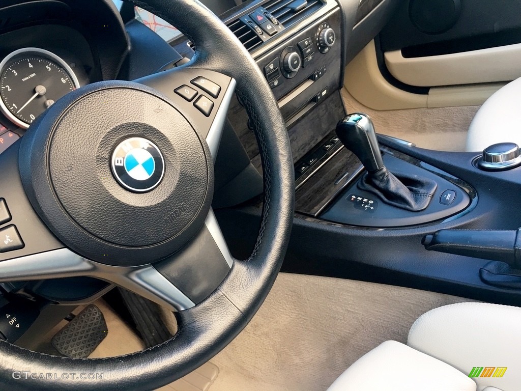 2007 6 Series 650i Convertible - Mineral Silver Metallic / Cream Beige photo #44