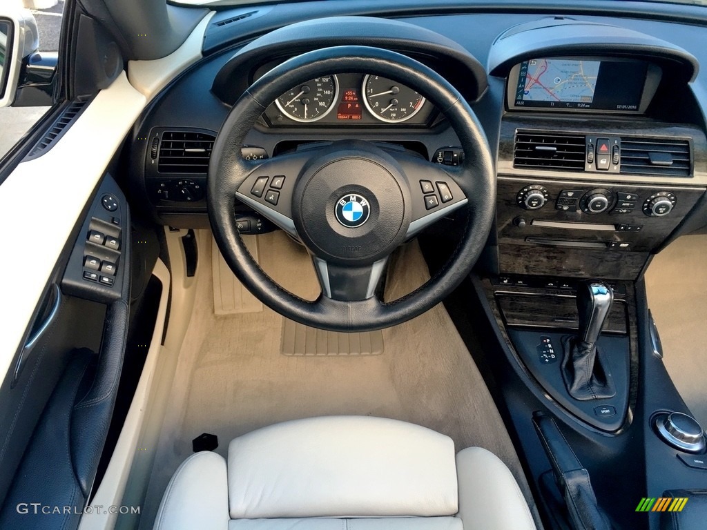 2007 6 Series 650i Convertible - Mineral Silver Metallic / Cream Beige photo #45