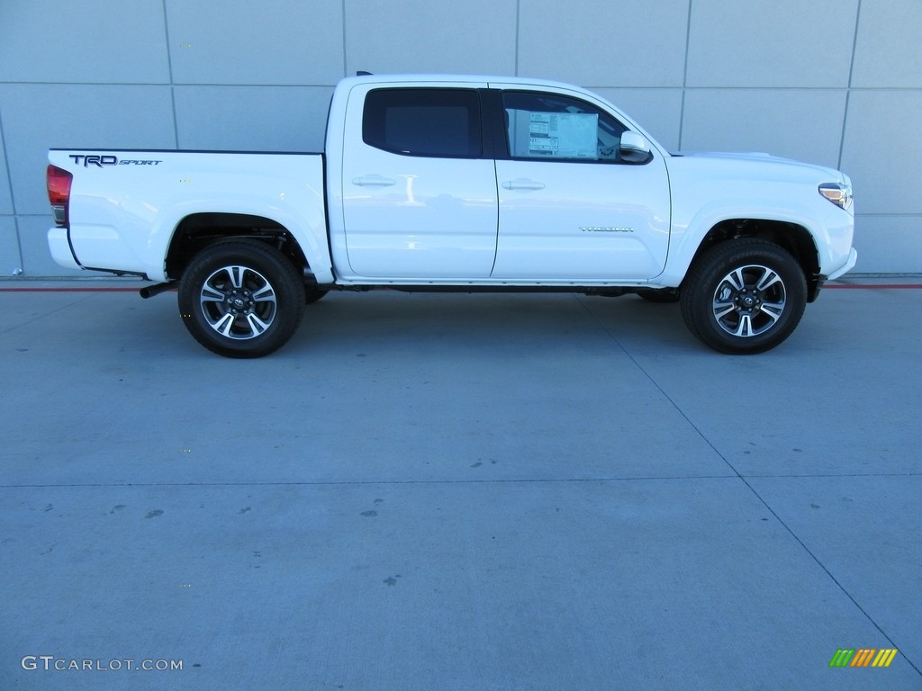 Super White 2017 Toyota Tacoma TRD Sport Double Cab Exterior Photo #117297984
