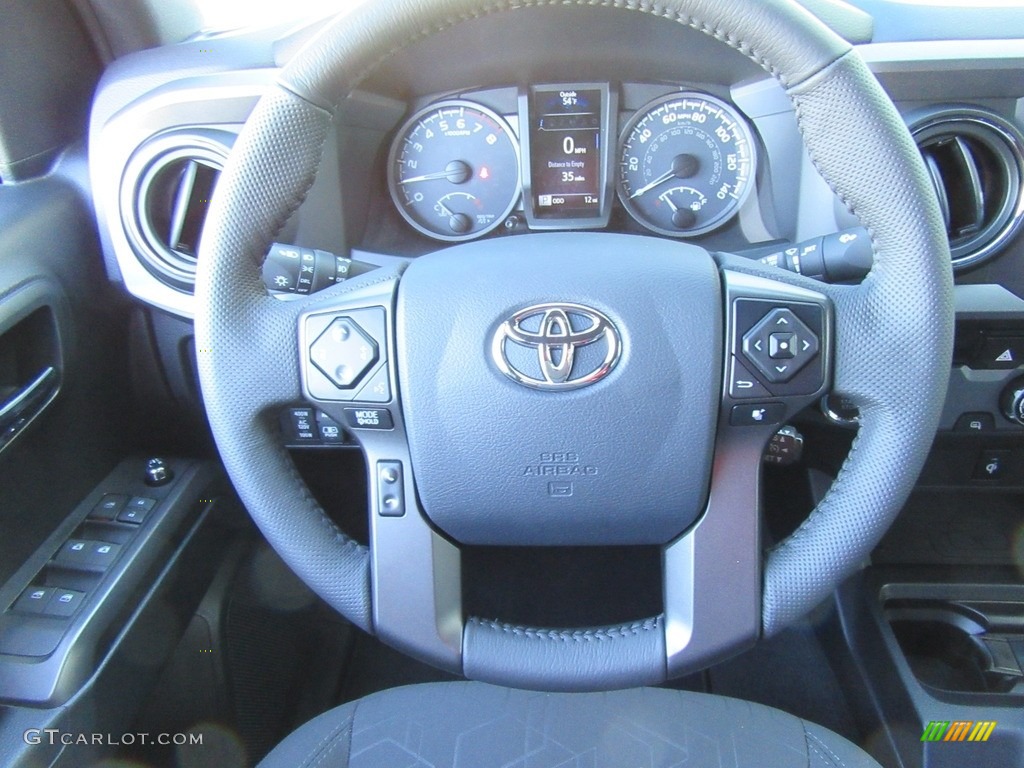 2017 Toyota Tacoma TRD Sport Double Cab TRD Graphite Steering Wheel Photo #117298638