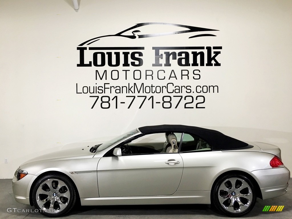 2007 6 Series 650i Convertible - Mineral Silver Metallic / Cream Beige photo #102