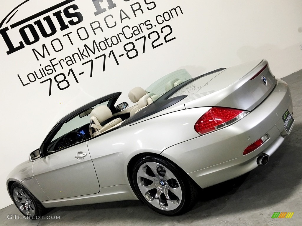 2007 6 Series 650i Convertible - Mineral Silver Metallic / Cream Beige photo #139