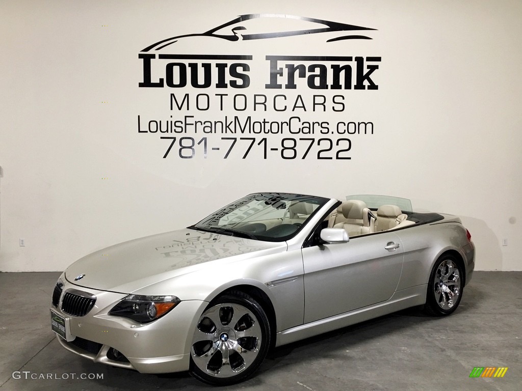 2007 6 Series 650i Convertible - Mineral Silver Metallic / Cream Beige photo #141