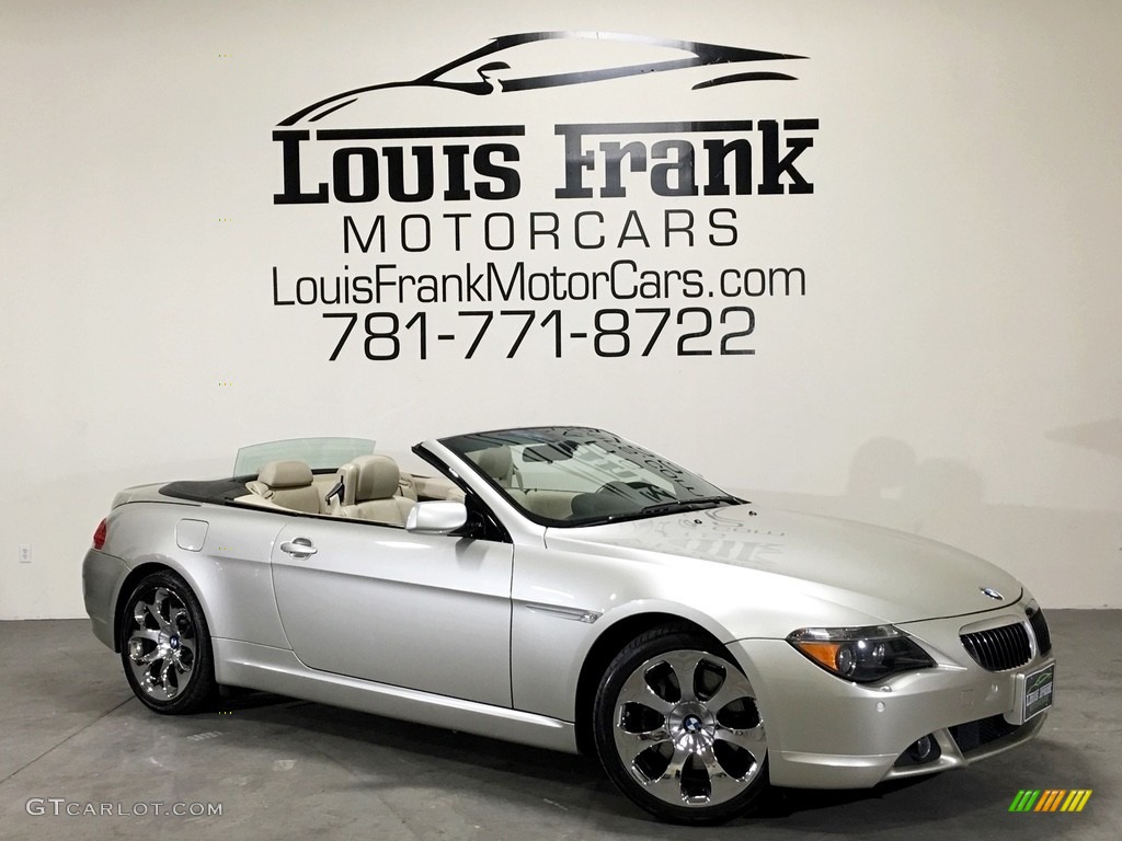 2007 6 Series 650i Convertible - Mineral Silver Metallic / Cream Beige photo #142