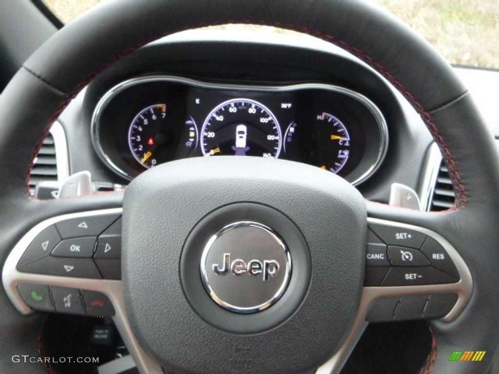 2017 Grand Cherokee Trailhawk 4x4 - Bright White / Black photo #20