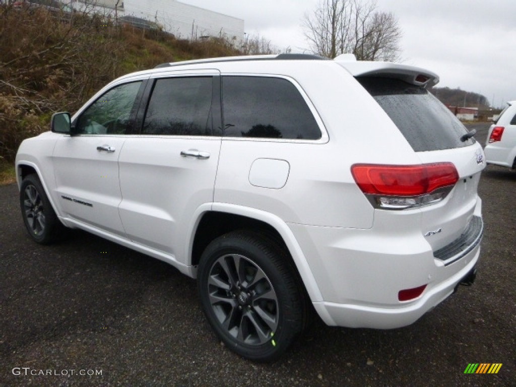 2017 Grand Cherokee Overland 4x4 - Ivory Tri-Coat / Brown/Light Frost Beige photo #4