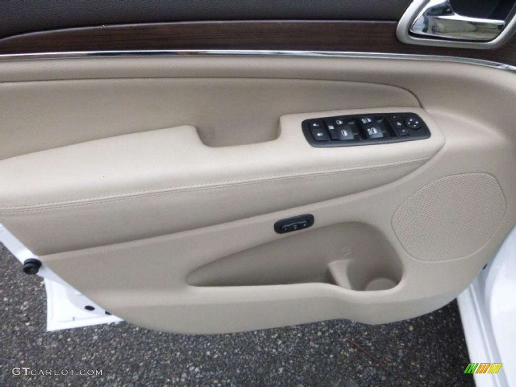 2017 Grand Cherokee Overland 4x4 - Ivory Tri-Coat / Brown/Light Frost Beige photo #14