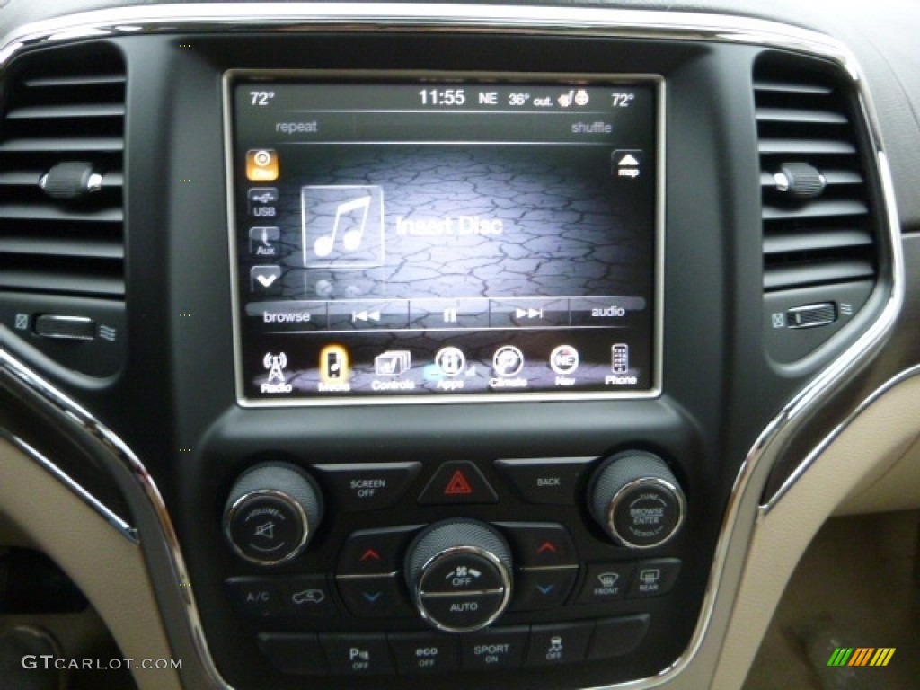 2017 Grand Cherokee Overland 4x4 - Ivory Tri-Coat / Brown/Light Frost Beige photo #16