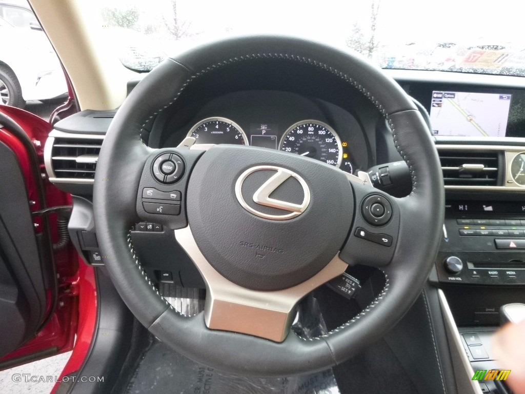 2014 IS 350 AWD - Matador Red Mica / Parchment photo #15