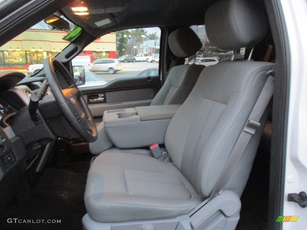 2014 F150 XL SuperCrew 4x4 - Oxford White / Steel Grey photo #10